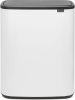 Brabantia Bo Touch Bin Afvalemmer 2 X 30 Liter Met 2 Kunststof Binnenemmers White online kopen