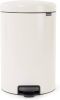 Brabantia Newicon Pedaalemmer 20 Liter Met Kunststof Binnenemmer Soft Beige online kopen