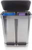 Simplehuman Afvalbak met pedaal Recycler 24 en 34 l met Liner Pocket online kopen