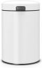 Brabantia Newicon Wandafvalemmer 3 Liter Met Kunststof Binnenemmer White online kopen