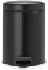 Brabantia Newicon Pedaalemmer 5 Liter Met Kunststof Binnenemmer Matt Black online kopen