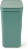 Brabantia Sort & Go Afvalemmer/Opberger 16 Liter Groen online kopen