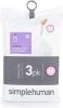 Simplehuman Code M Pocket Liners Afvalzakken 45 Liter 60 zakken online kopen