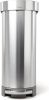 Simplehuman Slimline Prullenbak 45 Liter Zilver online kopen