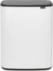 Brabantia Bo Touch Bin Afvalemmer 2 X 30 Liter Met 2 Kunststof Binnenemmers White online kopen