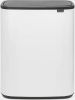 Brabantia Bo Touch Bin Afvalemmer 60 Liter Met Kunststof Binnenemmer White online kopen