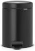 Brabantia Newicon Pedaalemmer 5 Liter Met Kunststof Binnenemmer Matt Black online kopen