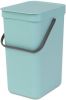 Brabantia Sort & Go Afvalemmer/Opberger 12 L Lichtblauw online kopen