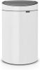 Brabantia Touch Bin Afvalemmer 40 Liter Met Kunststof Binnenemmer White online kopen