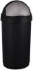 Curver Roll Bullet Bin 50 Liter Zwart/zilver Ø39x75cm online kopen