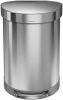 Simplehuman Sh Semi Round Liner Pocket Rvs Sensor 60l Zilver online kopen