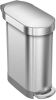 Simplehuman Slimline Prullenbak 45 Liter Zilver online kopen