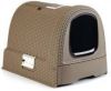 Curver Kattenbak met kap 51x38x39, 5 cm antraciet 400460 online kopen