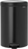 Brabantia Newicon Pedaalemmer 20 Liter Met Kunststof Binnenemmer Matt Black online kopen
