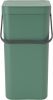 Brabantia Sort & Go Afvalemmer/Opberger 16 Liter Groen online kopen