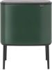 Brabantia Bo Touch Bin recycle prullenbak met deksel op pootjes 3 x 11 liter online kopen