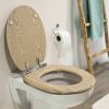 Leen Bakker Tiger toiletzitting Scaffold Wood houtlook 5, 7x37, 3x45 cm online kopen