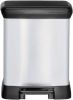 Curver Decobin Duo Prullenbak Afvalscheider 10l + 18l Metallic online kopen