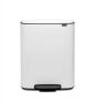 Brabantia Bo Pedaalemmer 60 Liter Met Kunststof Binnenemmer White online kopen