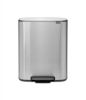 Brabantia Bo Pedaalemmer 60 Liter Met Kunststof Binnenemmer Mineral Concrete Grey online kopen