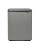 Brabantia Bo Touch Bin Afvalemmer 2 X 30 Liter Met 2 Kunststof Binnenemmers Mineral Concrete Grey online kopen