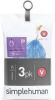 Simplehuman Pocket Liners Vuilniszakken Code V 16 18 Liter 3 X 20 Stuks online kopen