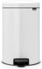 Brabantia Newicon Pedaalemmer 20 Liter Met Kunststof Binnenemmer White online kopen