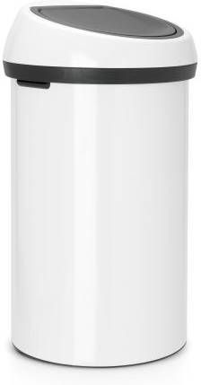 Brabantia Touch Bin Afvalemmer 60 Liter White online kopen
