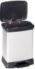 Curver Decobin Duo Prullenbak Afvalscheider 10l + 18l Metallic online kopen