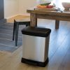Curver Decobin Duo Prullenbak Afvalscheider 10l + 18l Metallic online kopen