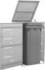 VidaXL Containerberging enkel 69x77, 5x115 cm roestvrij staal online kopen