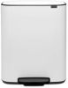 Brabantia Bo Pedaalemmer 60 Liter Met Kunststof Binnenemmer White online kopen