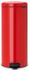Brabantia Newicon Pedaalemmer 30 Liter Met Kunststof Binnenemmer Passion Red online kopen