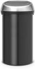 Brabantia Touch Bin Afvalemmer 60 Liter Matt Black/Matt Steel Fingerprint Proof online kopen