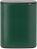 Brabantia Bo Touch Bin Afvalemmer 2 X 30 Liter Met 2 Kunststof Binnenemmers Pine Green online kopen