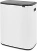 Brabantia Bo Touch Bin Afvalemmer 2 X 30 Liter Met 2 Kunststof Binnenemmers White online kopen