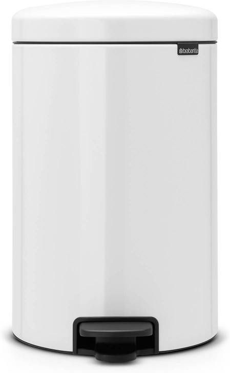 Brabantia Newicon Pedaalemmer 20 Liter Met Kunststof Binnenemmer White online kopen