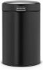 Brabantia Newicon Wandafvalemmer 3 Liter Met Kunststof Binnenemmer Matt Black online kopen