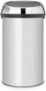 Brabantia Touch Bin Afvalemmer 60 Liter Metallic Grey/Brilliant Steel online kopen