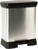 Curver Decobin Duo Prullenbak Afvalscheider 10l + 18l Metallic online kopen